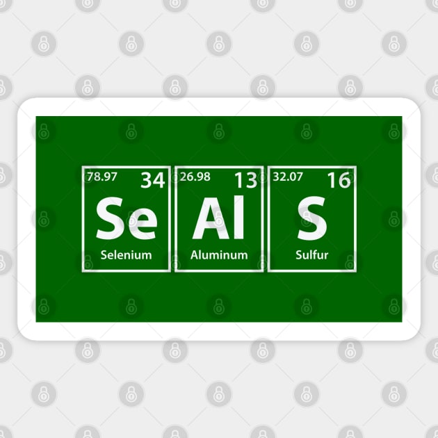 Scuds (Sc-U-Ds) Periodic Elements Spelling Sticker by cerebrands